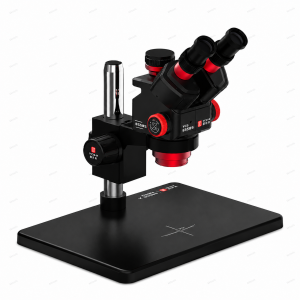 YCS 6558S 6.5X–58X Trinocular Stereo Microscope for PCB Repair
