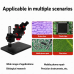YCS 6558S 6.5X–58X Trinocular Stereo Microscope for PCB Repair