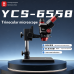 YCS 6558S 6.5X–58X Trinocular Stereo Microscope for PCB Repair