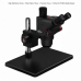 YCS 6575X Trinocular Stereo Microscope With 0.5X CTV Camera Zoom Lens & LED Adjustable Light