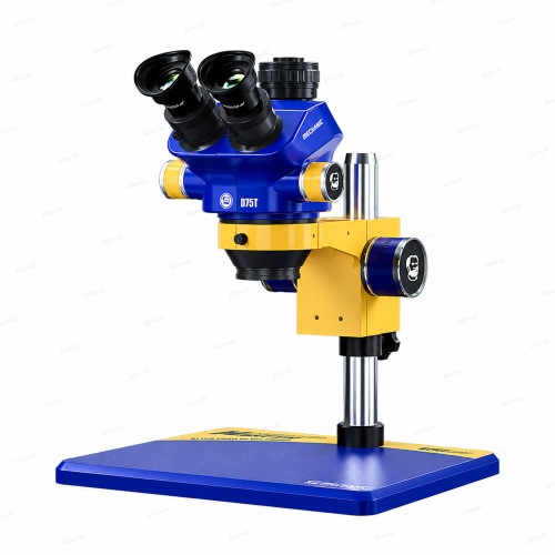 Mechanic D75T-B11 Trinocular Stereo Microscope with LED Ring Light